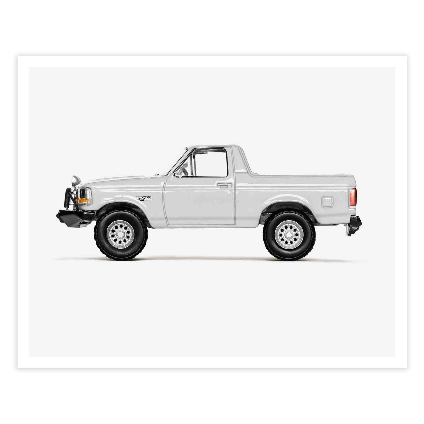 White Pickup Truck Nursery Wall Decor