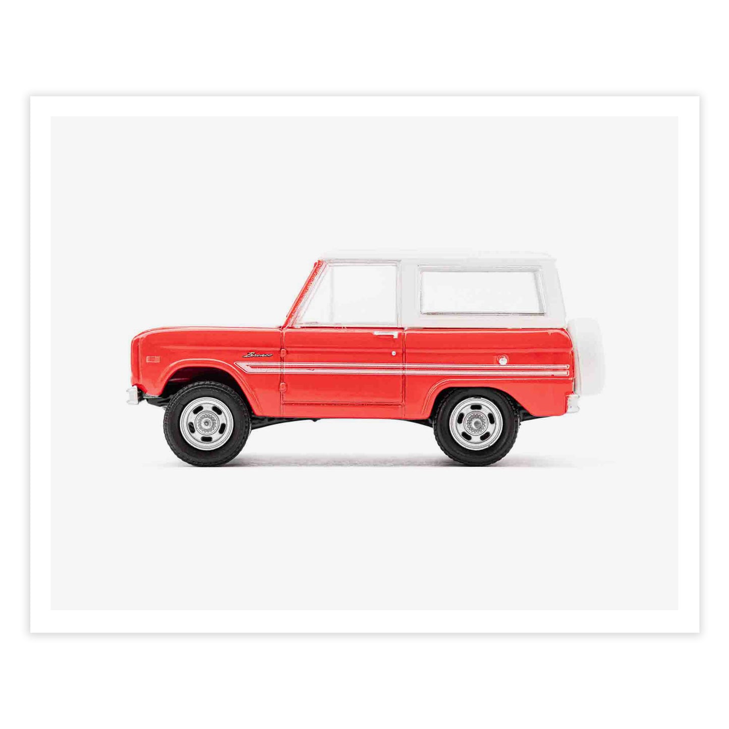 Load image into Gallery viewer, nursery wall decor Red Ford Bronco 1967
