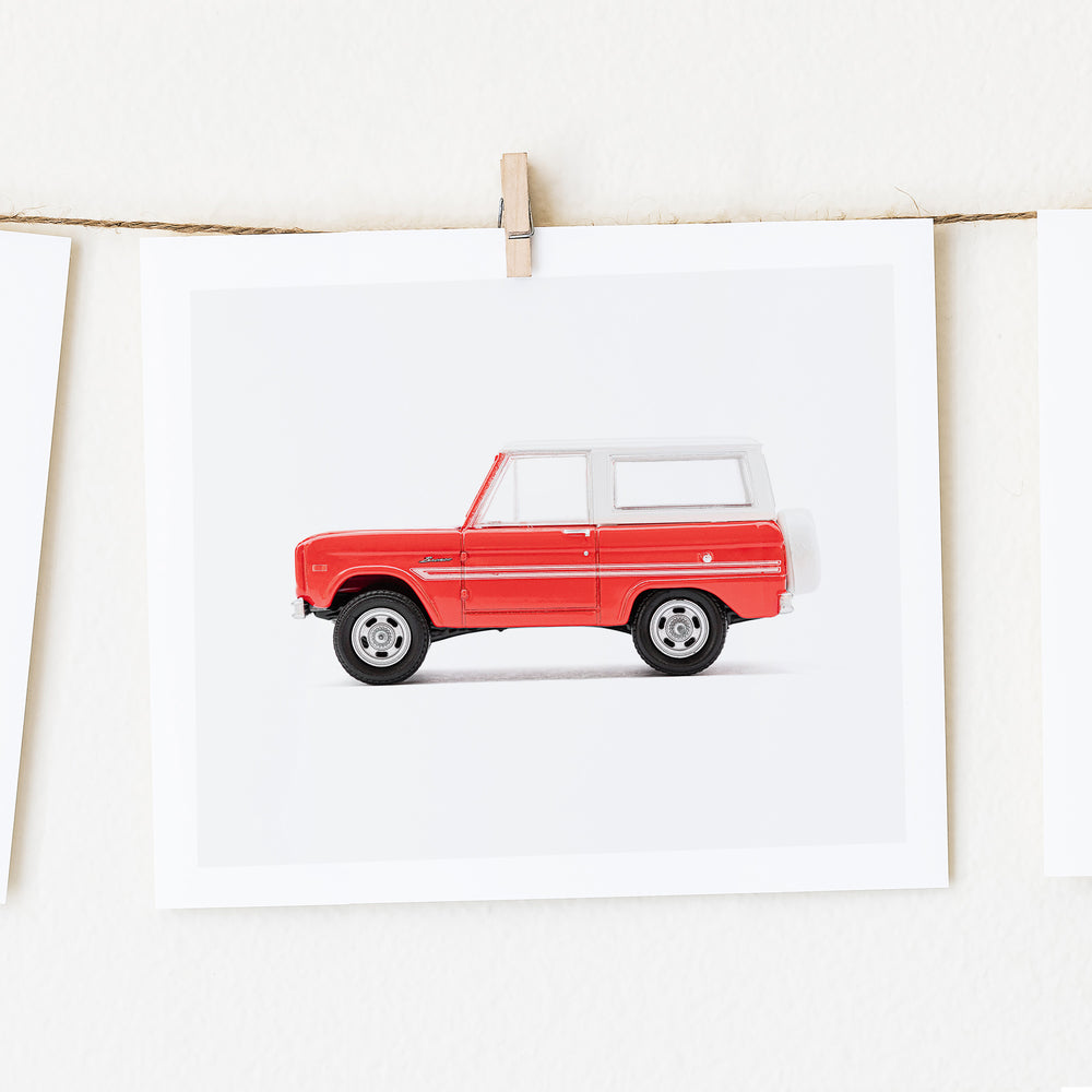 
                      
                        nursery decor Red Ford Bronco 1967
                      
                    