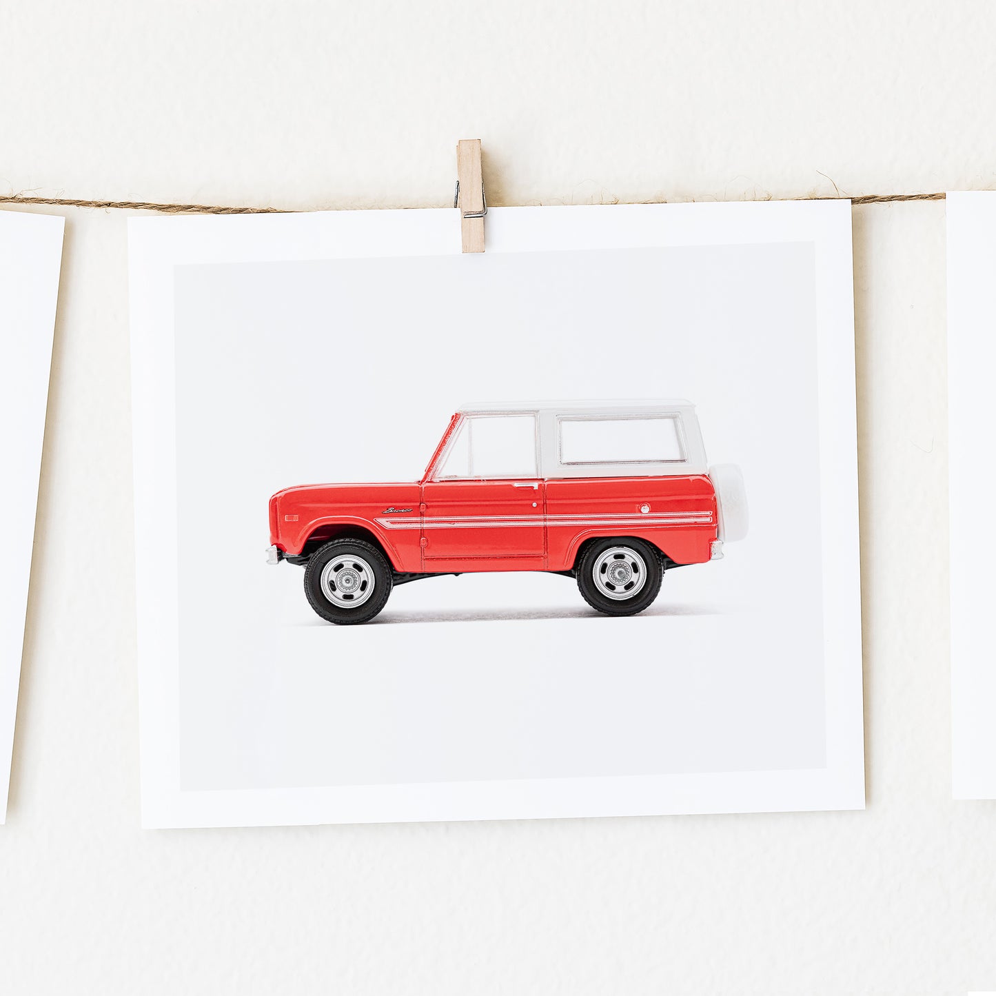 nursery decor Red Ford Bronco 1967