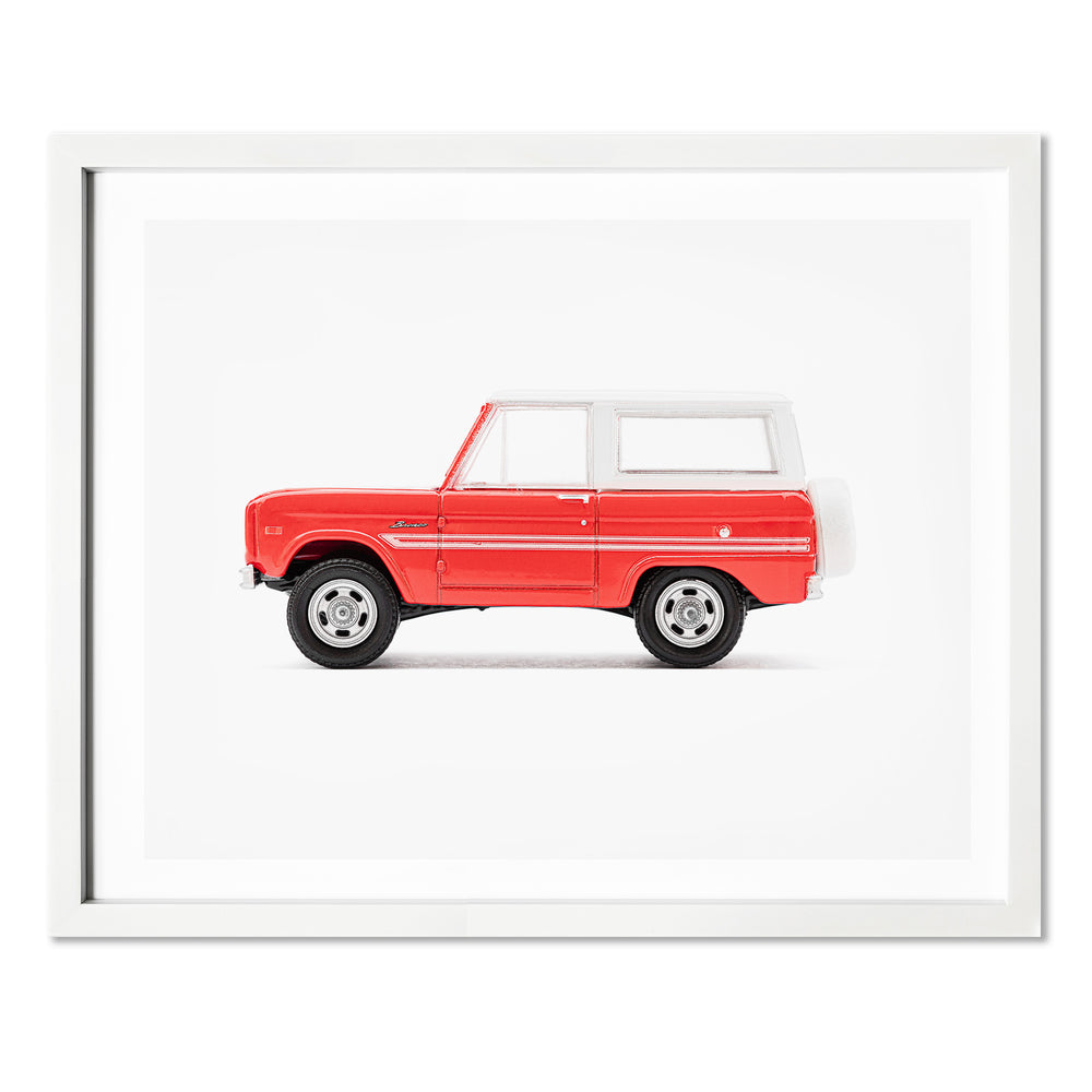 nursery decor Red Ford Bronco 1967