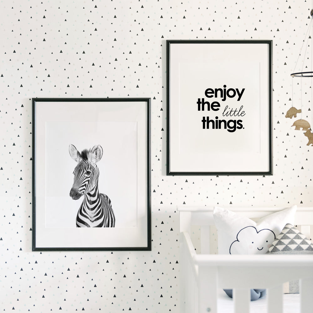 
                      
                        Black and White Zebra Wall Art for nursery 
                      
                    