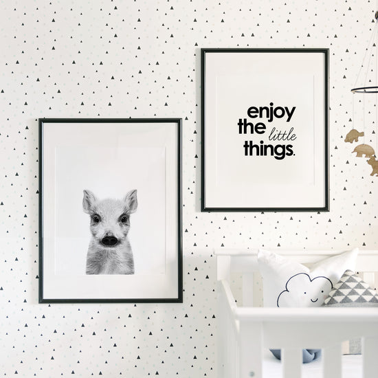 Black and White Boar Wall Art for nursery