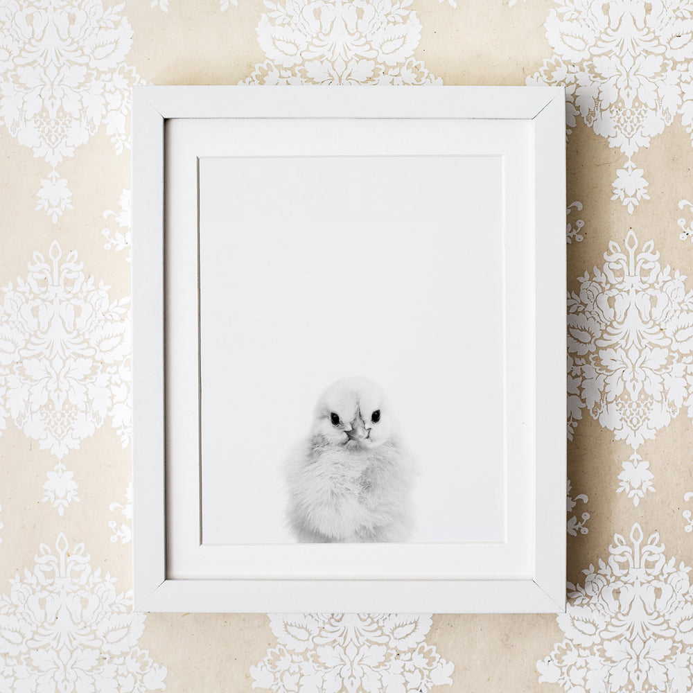 
                      
                        Black and White Chick Wall Art for nursery
                      
                    