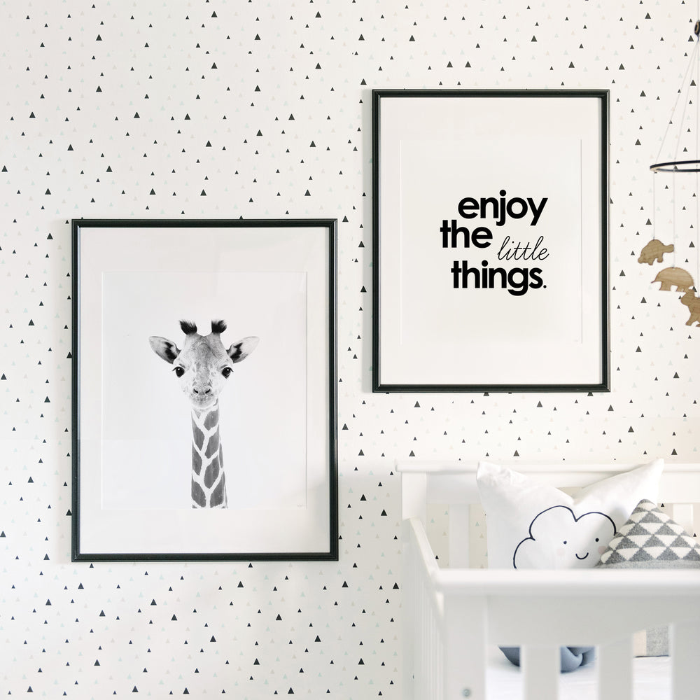 
                      
                        Black and White Giraffe Wall Art for nursery 
                      
                    