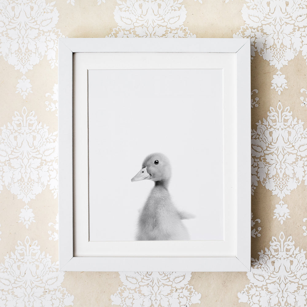 
                      
                        Black and White Goose Wall Art for nursery
                      
                    