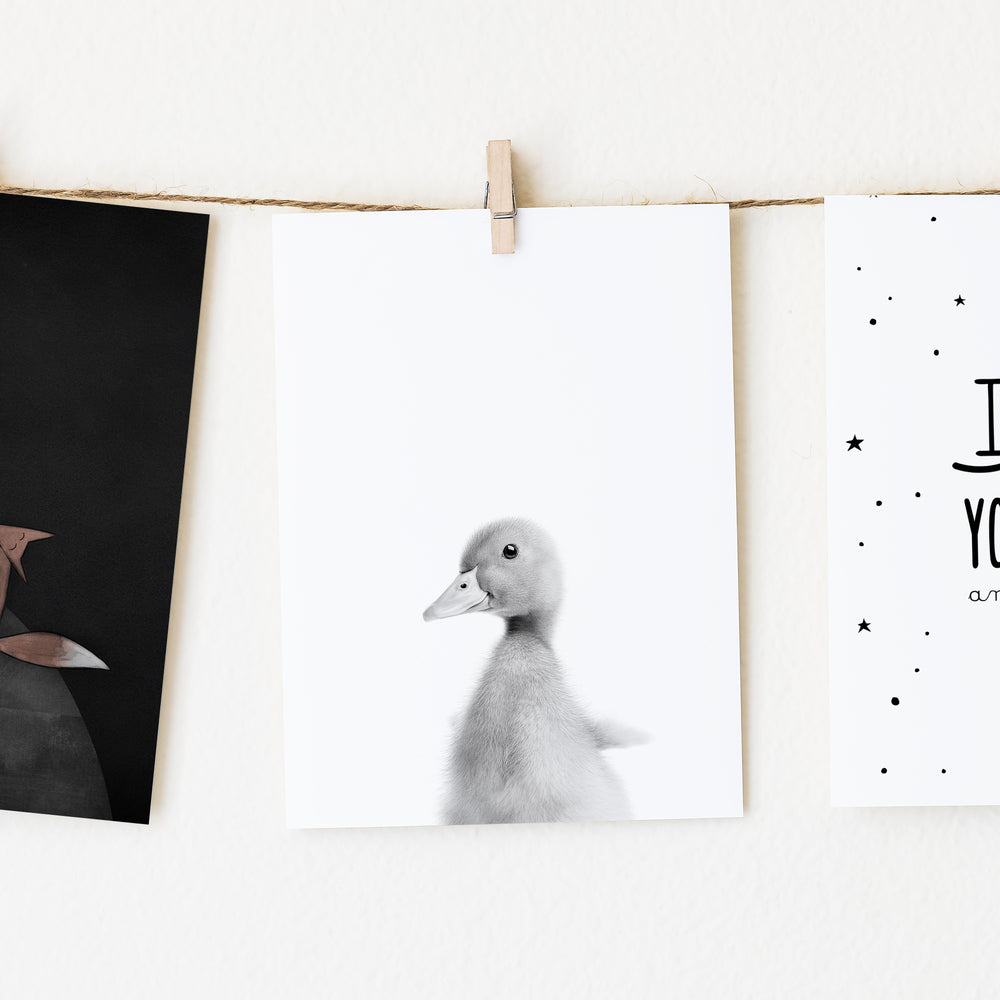 
                      
                        Black and White Goose Wall Art for nursery
                      
                    