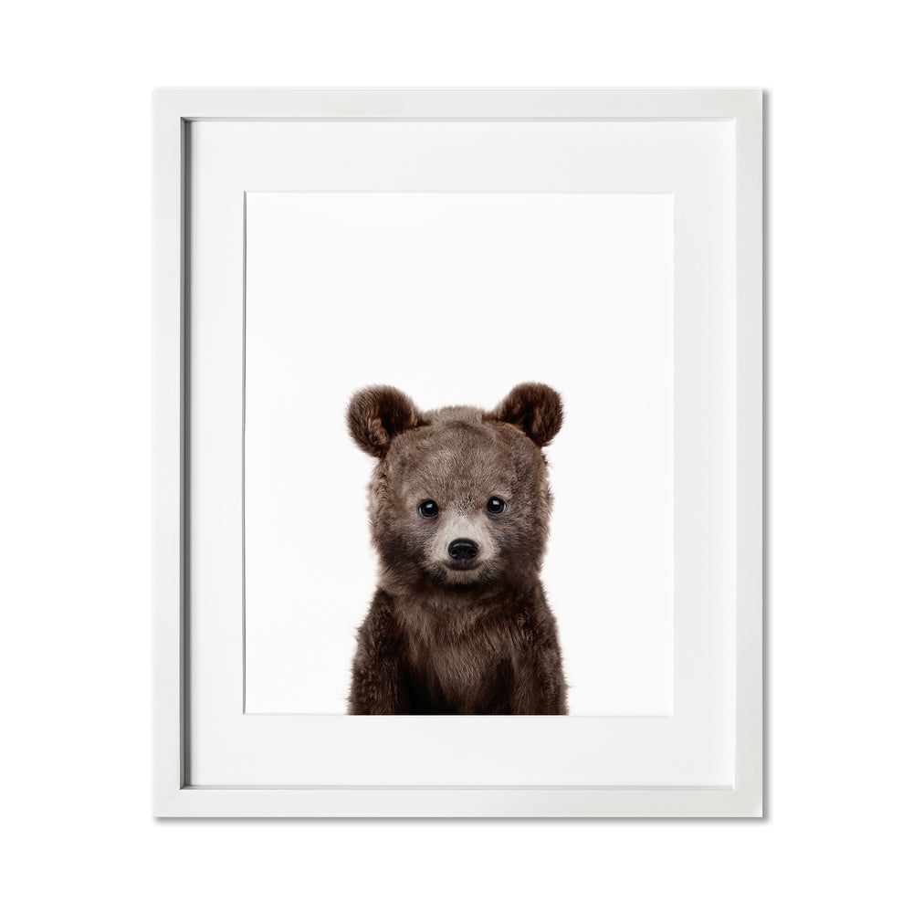 baby bear nursery wall art 