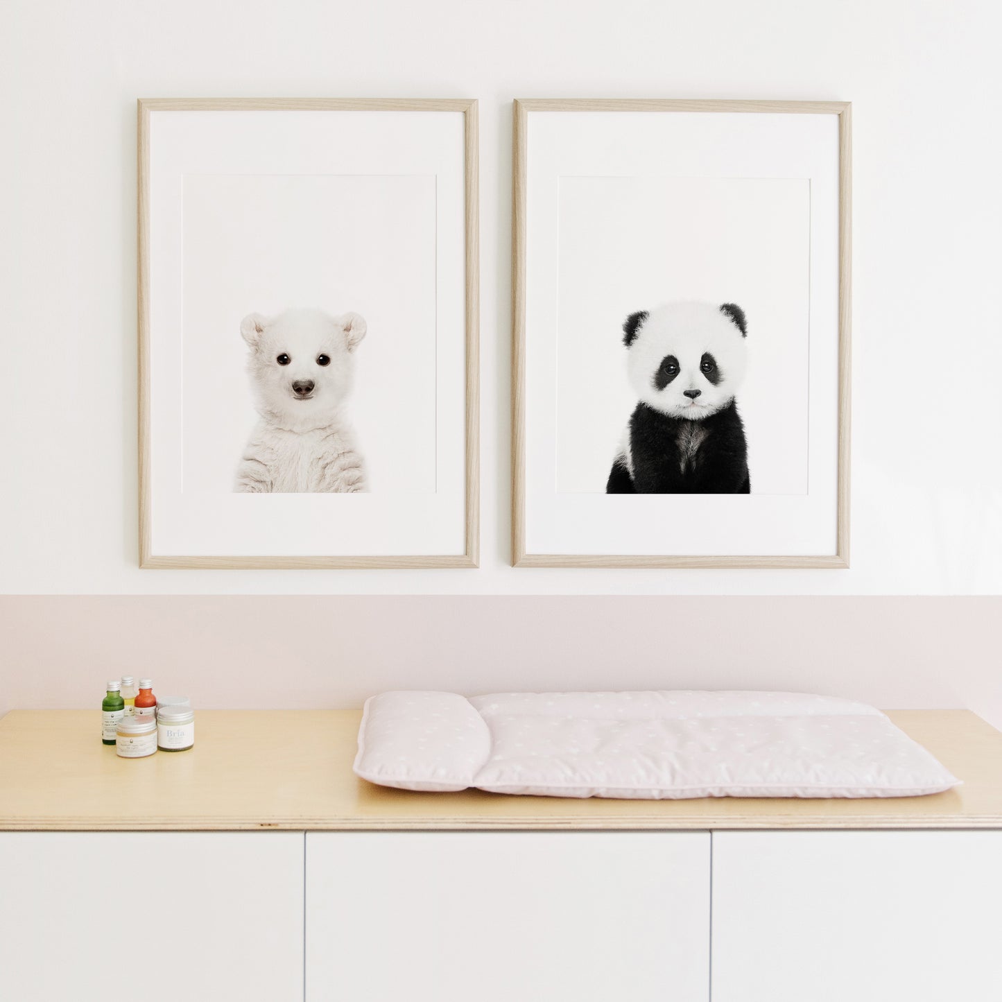 Baby Polar Bear Wall Art Print