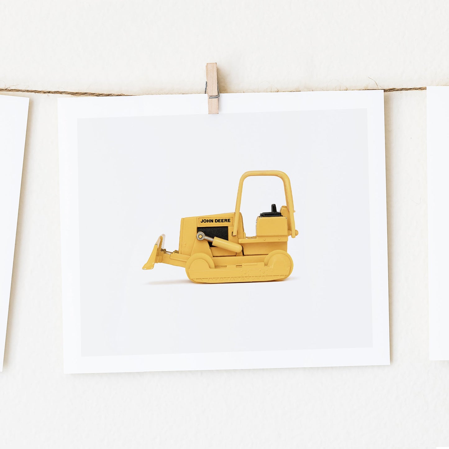 Bulldozer art print 