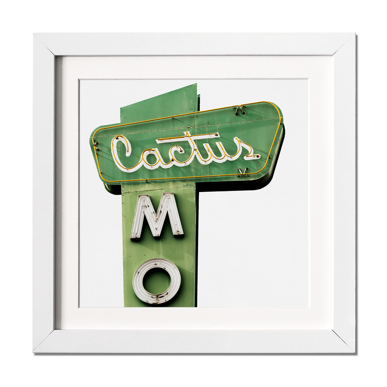 Load image into Gallery viewer, Vintage Cactus Motel Sign

