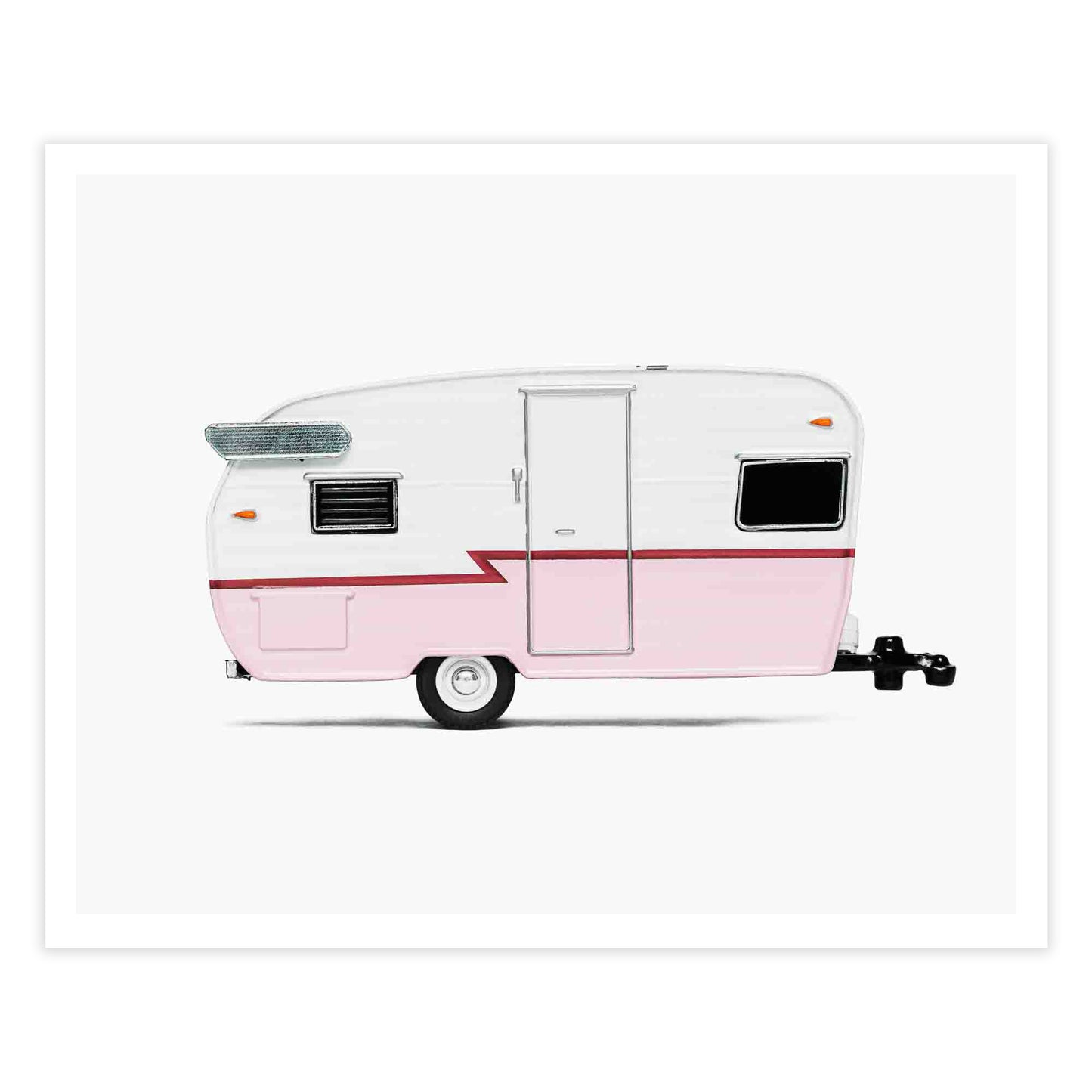 Pink Camper Nursery Car Prints for Boys