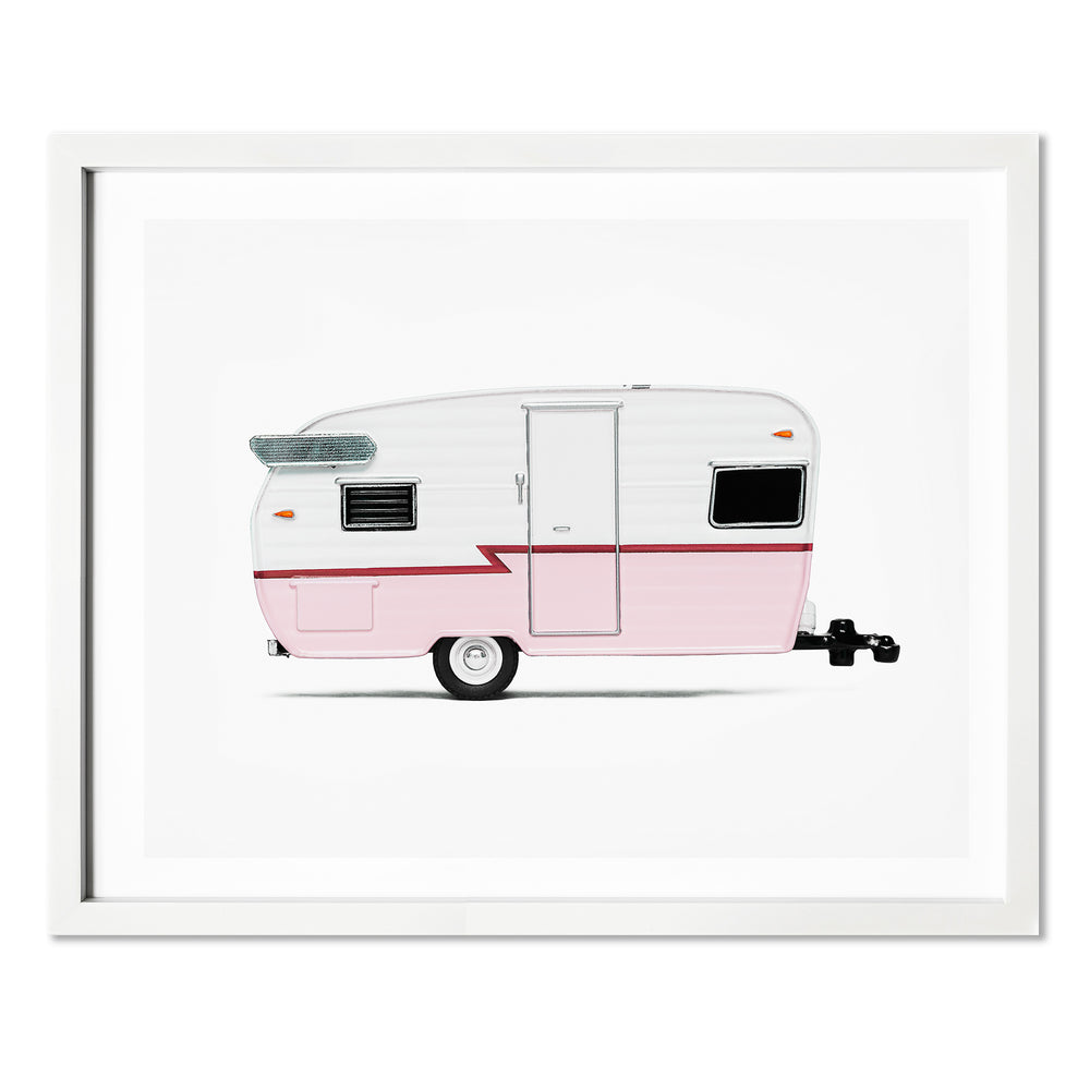 Pink Camper Nursery Car Prints for Boys