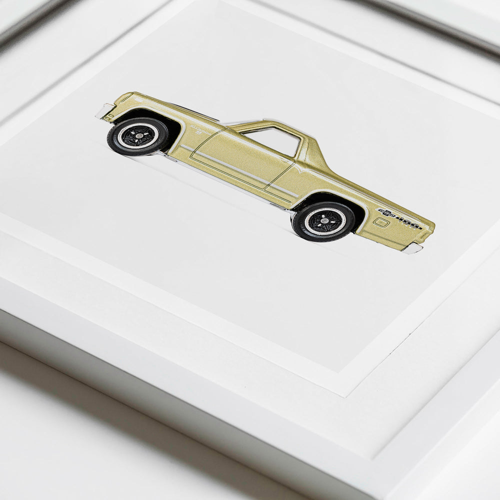 
                      
                        yellow pickup truck art print for baby boys' nursery 
                      
                    