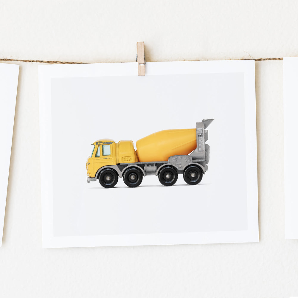 
                      
                        Yellow Cement Mixer art print
                      
                    