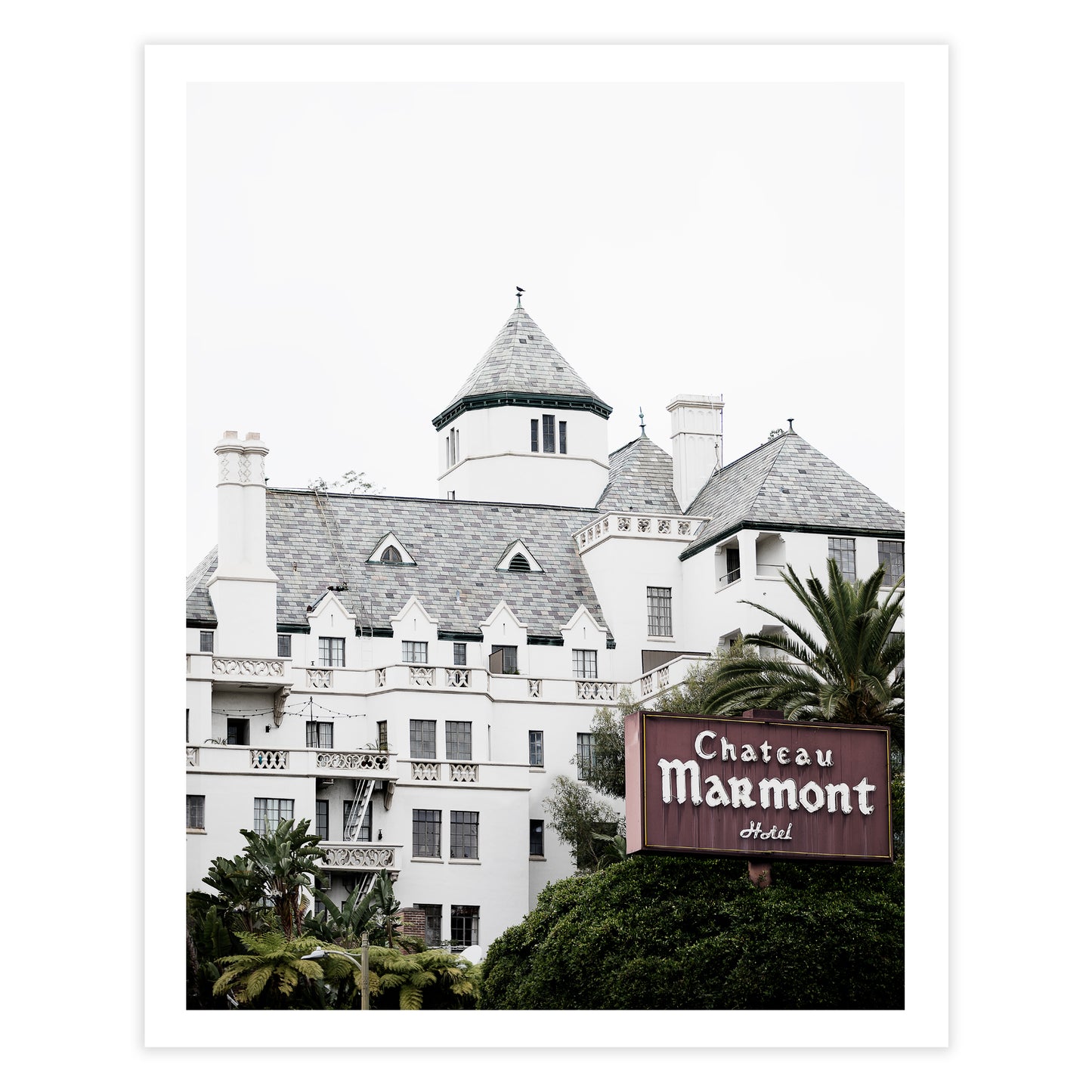 Chateau Marmont Hotel Art Print