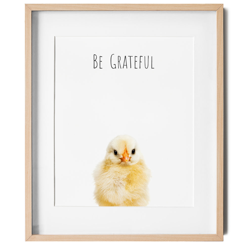 
                      
                        Chick Be Grateful Inspirational Nursery Wall Art
                      
                    