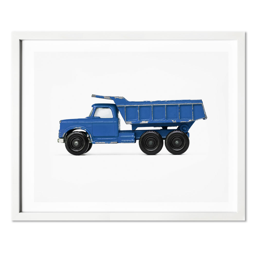 
                      
                        Blue Dump Truck Art Print
                      
                    