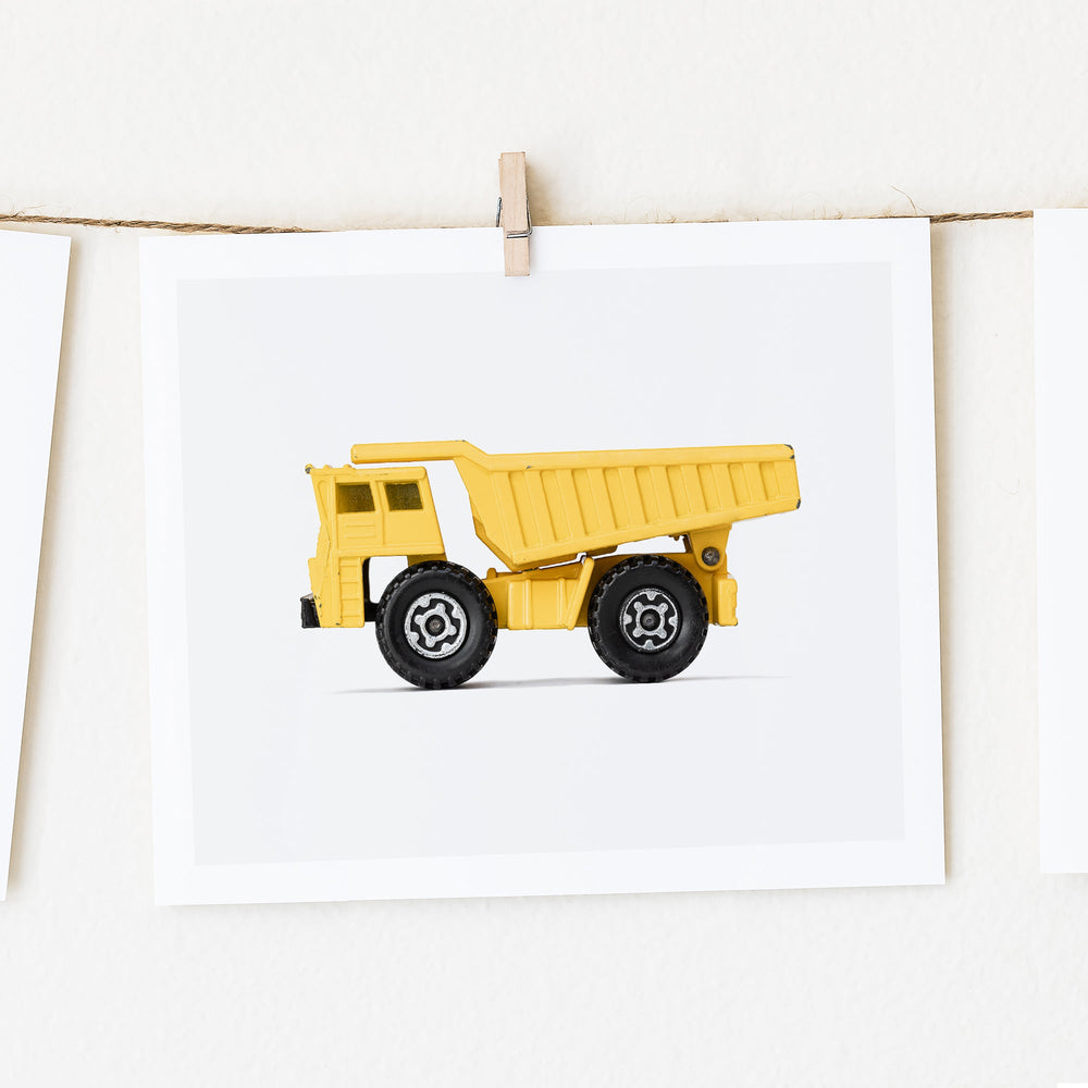 
                      
                        dump truck art print for boys nursery
                      
                    