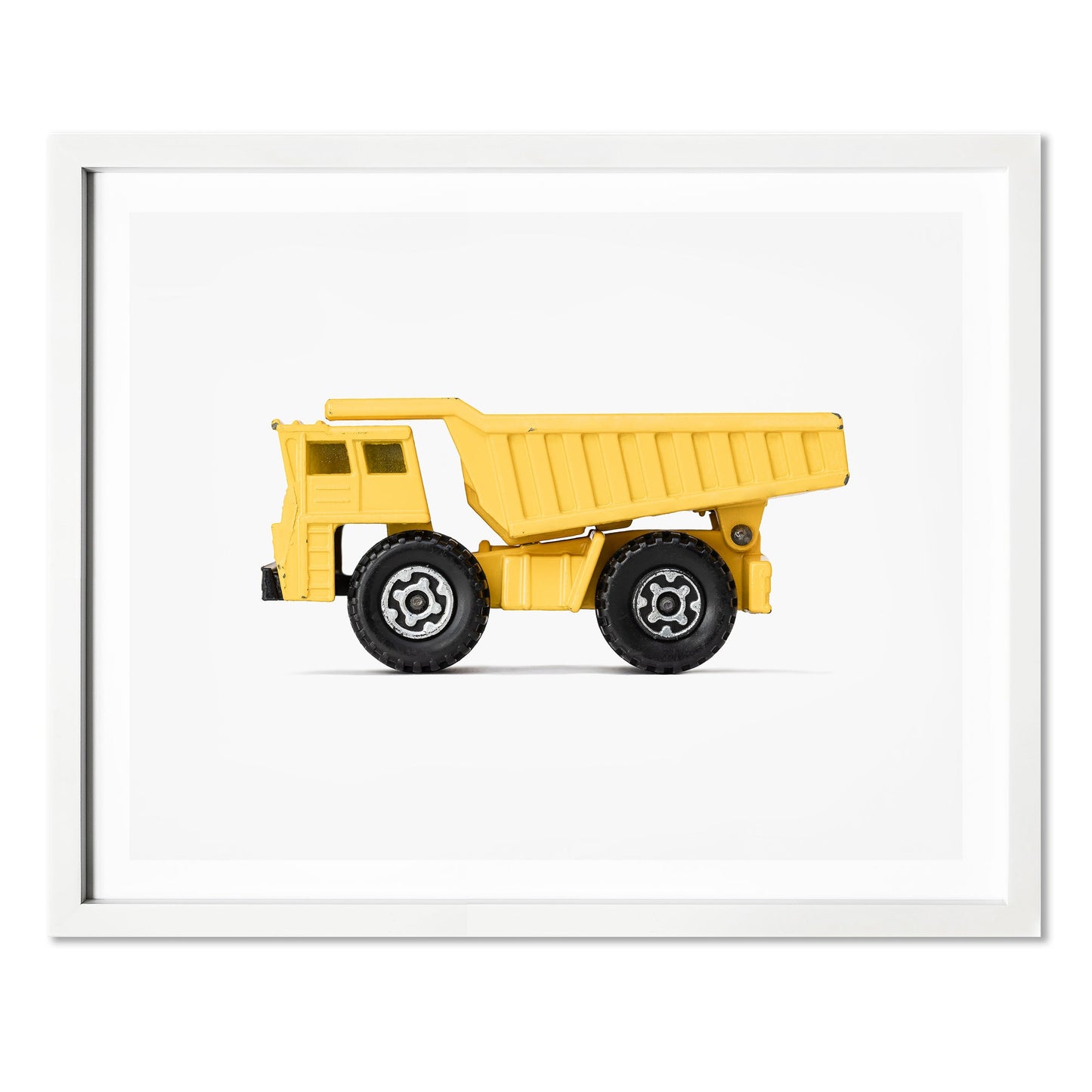Yellow Dump Truck  Wall Art