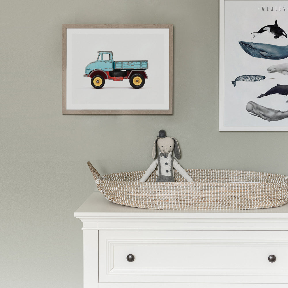 
                      
                        Nursery Room Decor for Boys' Car Prints Collection Vintage Farm Truck Print
                      
                    