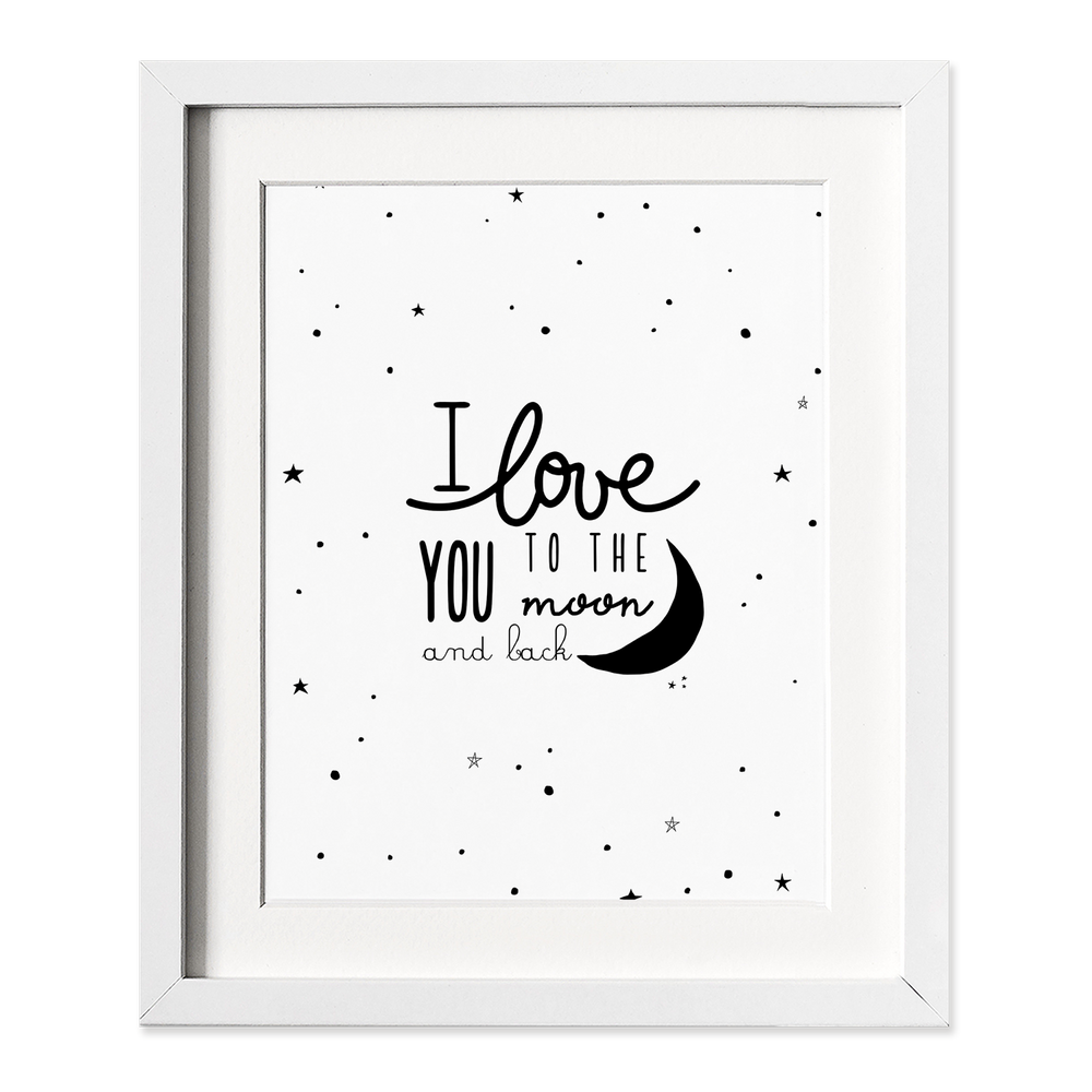 
                      
                        Love You To the Moon and Back Wall Art
                      
                    