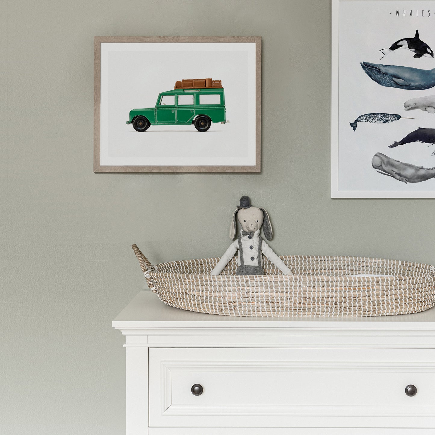 Land Rover Safari art print for Boys' Room Decor