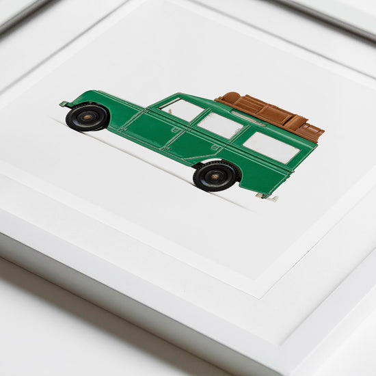 Load image into Gallery viewer, Land Rover Safari art print for Boys&amp;#39; Room Decor
