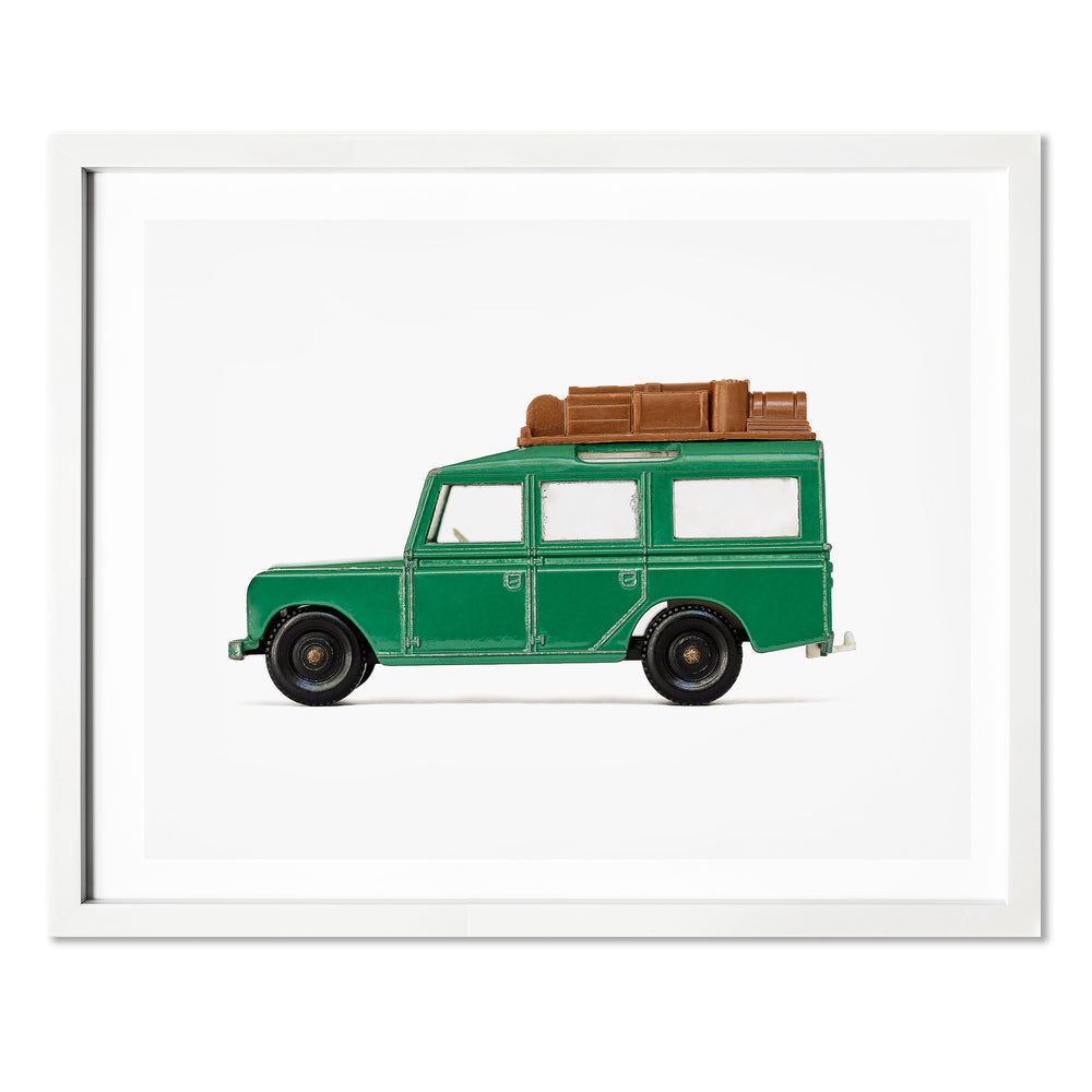 Land Rover Safari art print for Boys' Room Decor