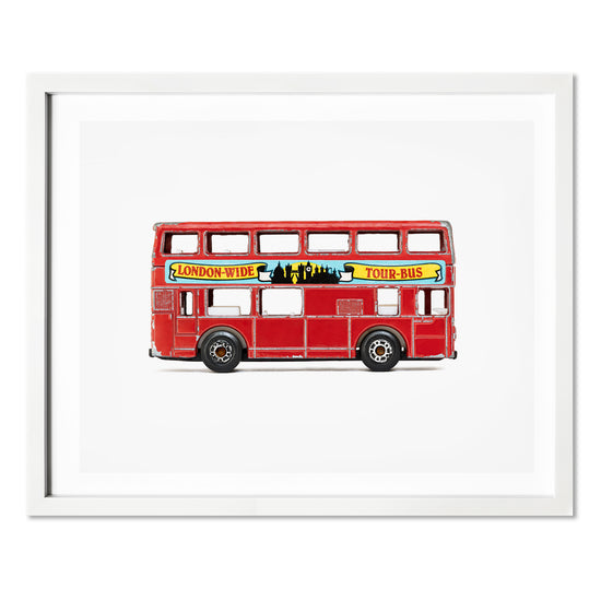 Red London Bus art print