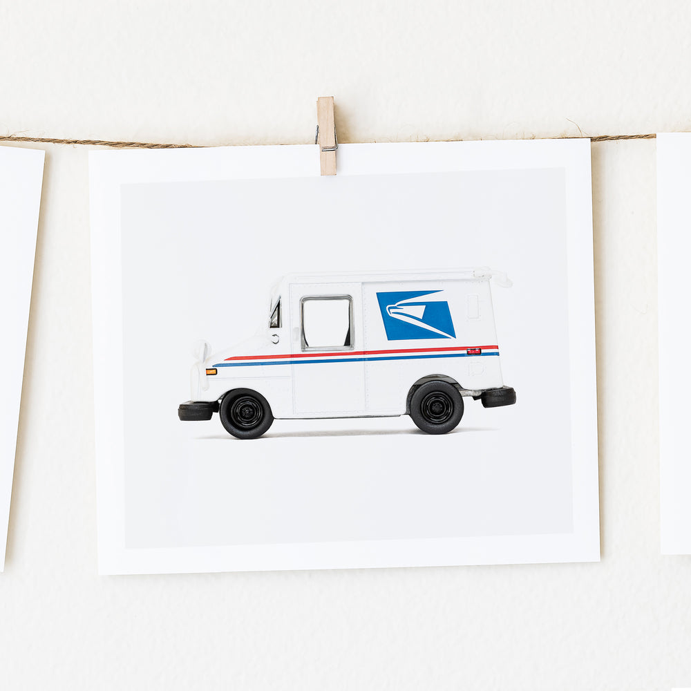 
                      
                        post office truck art print
                      
                    