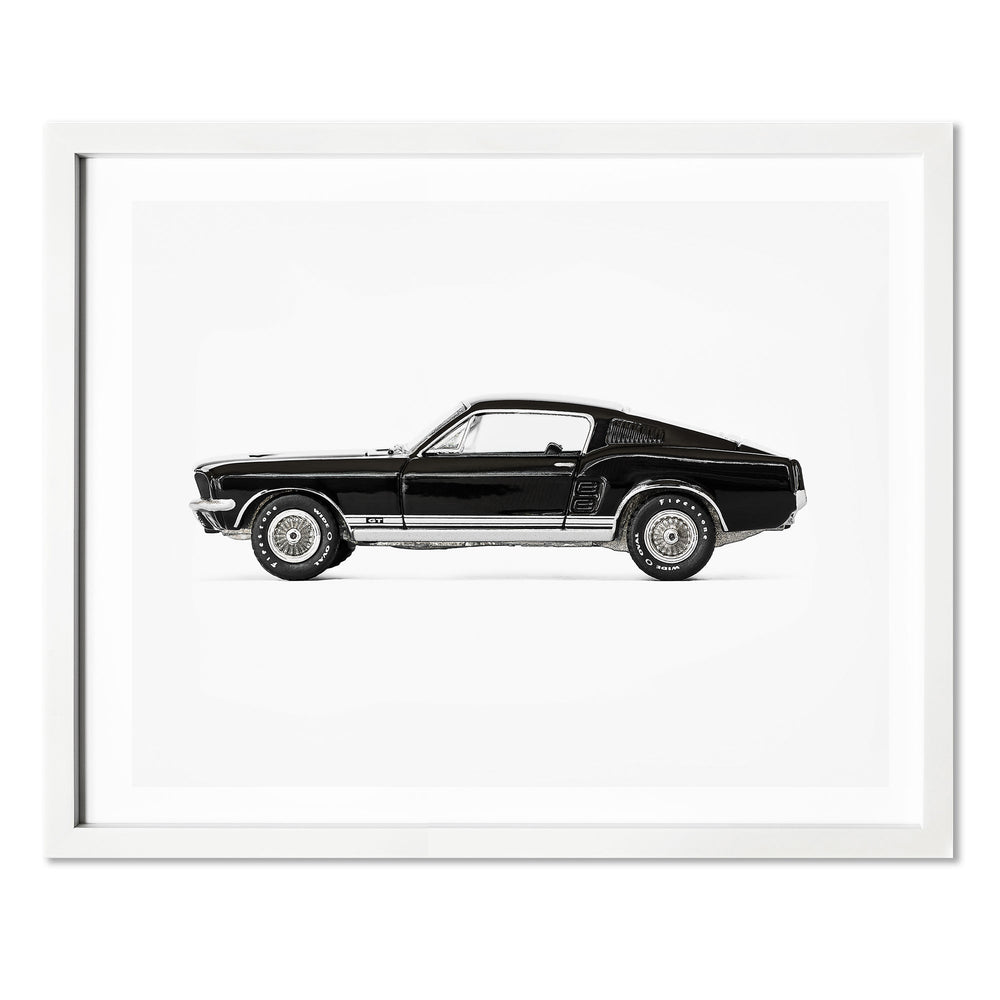 
                      
                        Black Car Ford Mustang GT Boys' Nursery Wall Art
                      
                    