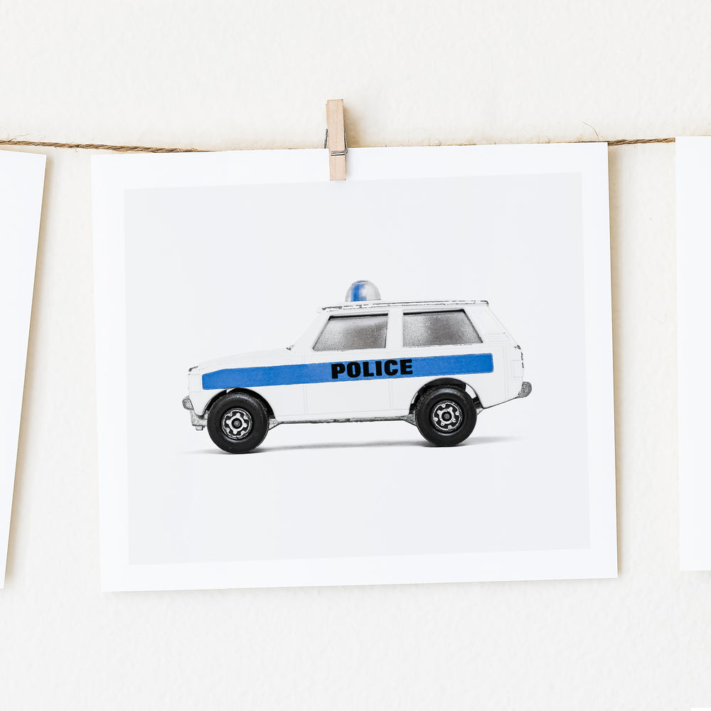 
                      
                        Vintage Police Car art Print
                      
                    