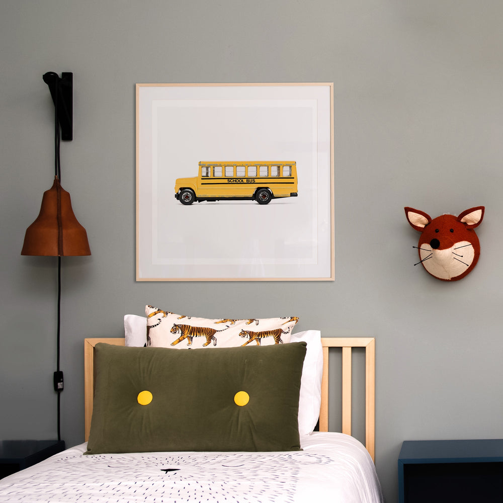 
                      
                        Yellow School Bus Nursery Wall Art
                      
                    