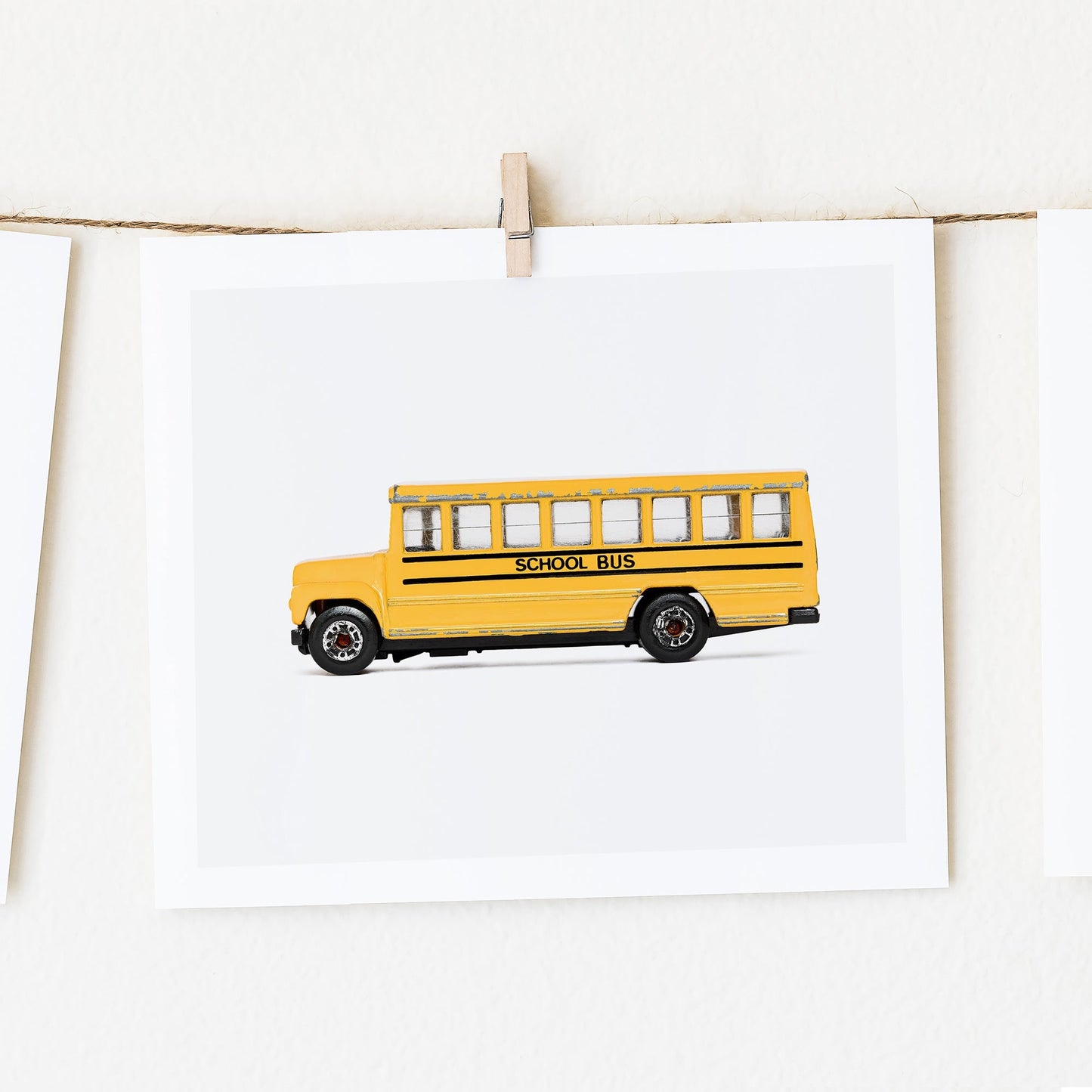 Yellow School Bus Art Print