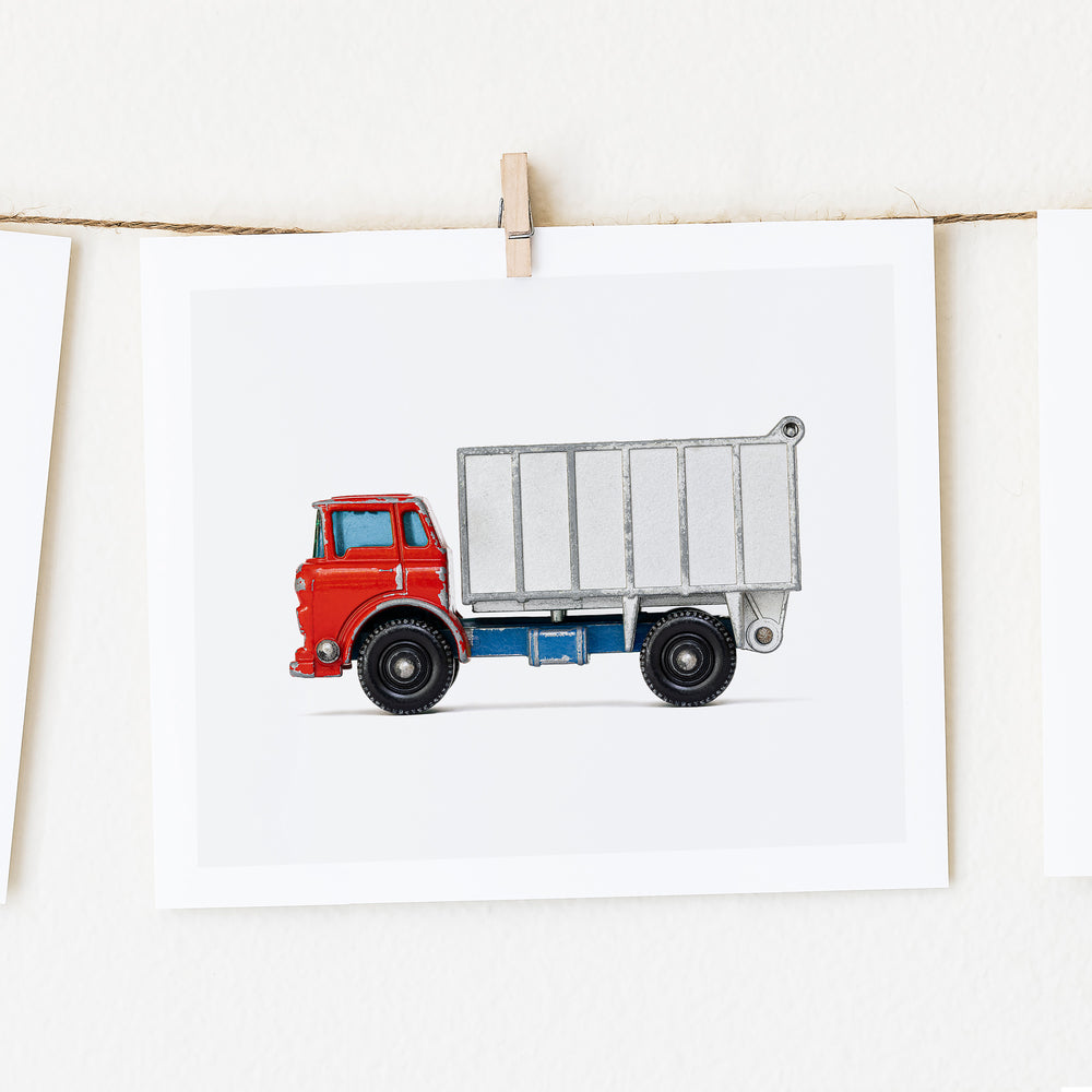 
                      
                        blue red truck art print
                      
                    