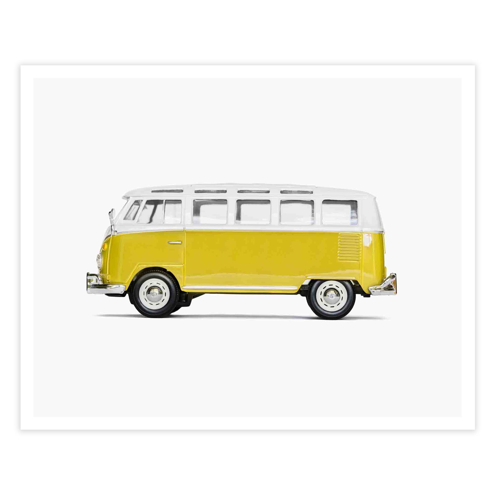 Yellow Volkswagen Bus Nursery Wall Art