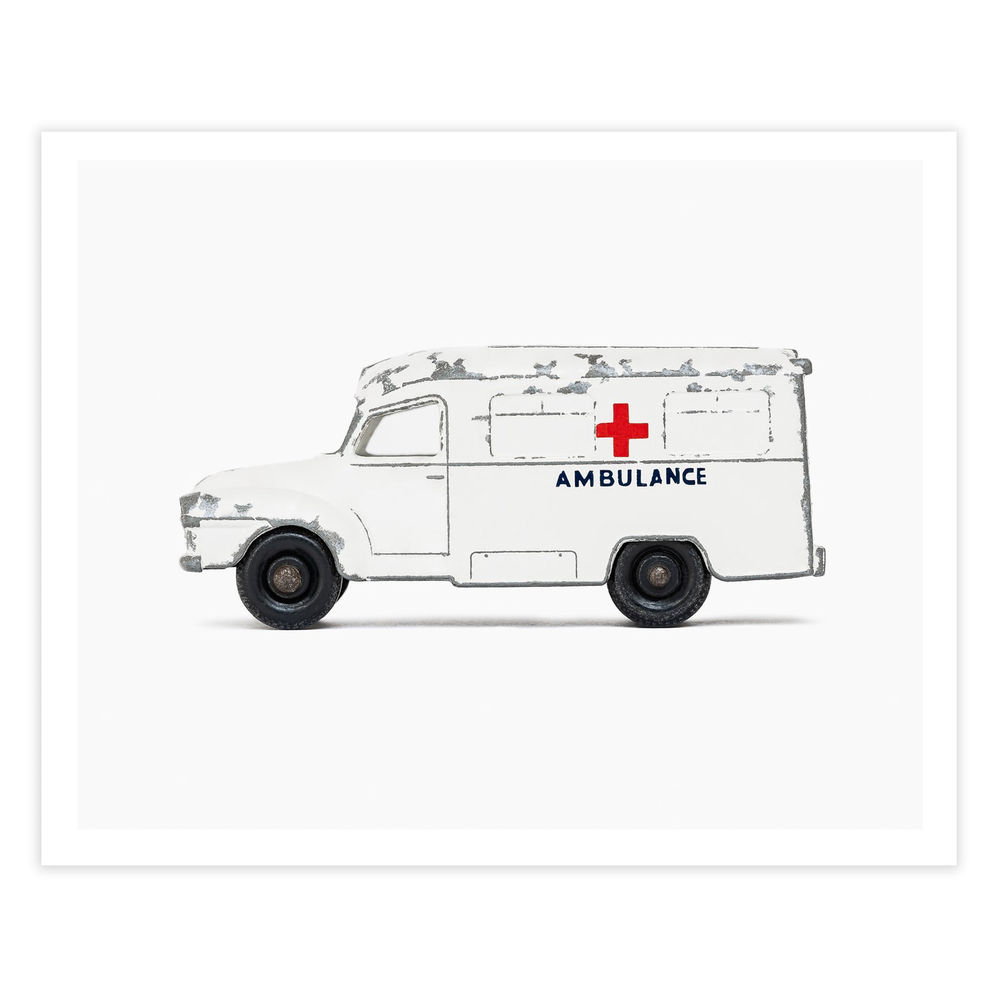 Ambulance art print boys nursery