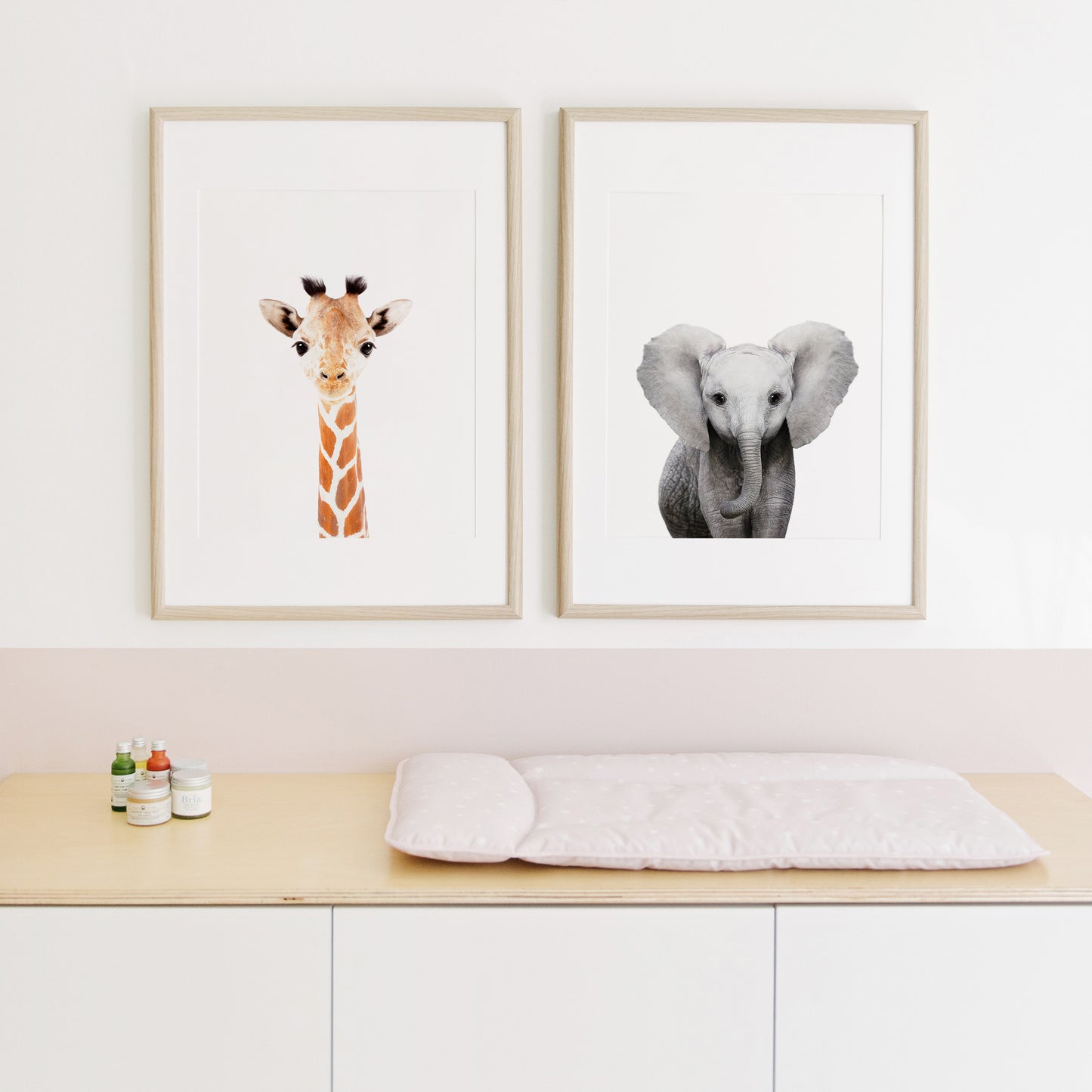 Baby Elephant Wall Art Print