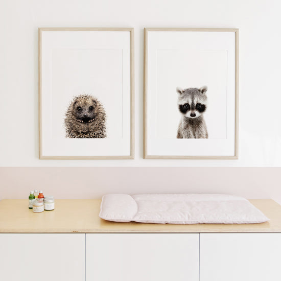 Baby Hedgehog Nursery Wall Art Print