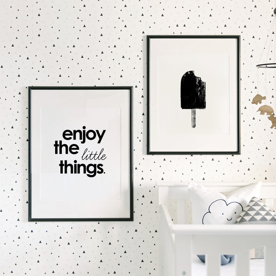 black and white nursery art prints for boys and girls 