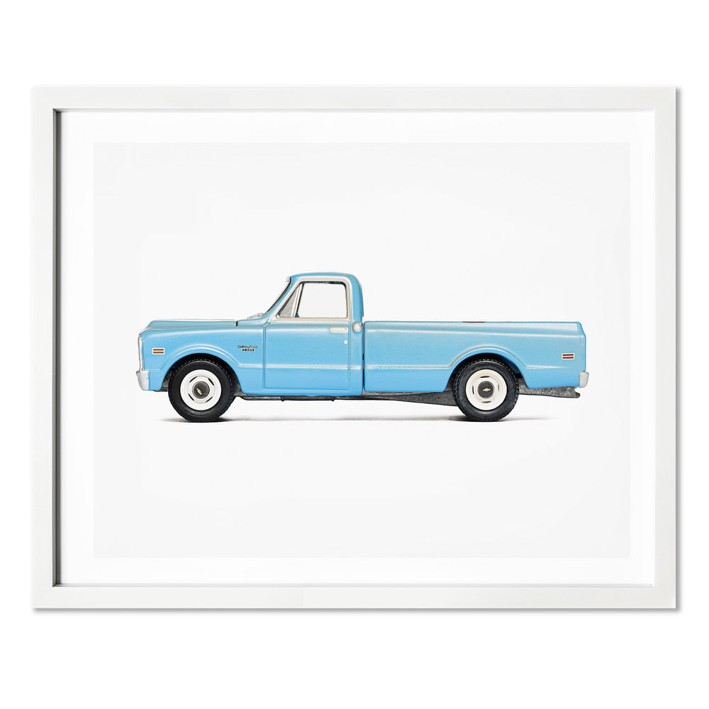 
                      
                        Blue Pickup Truck Nursery Print for Boys' Rooms
                      
                    