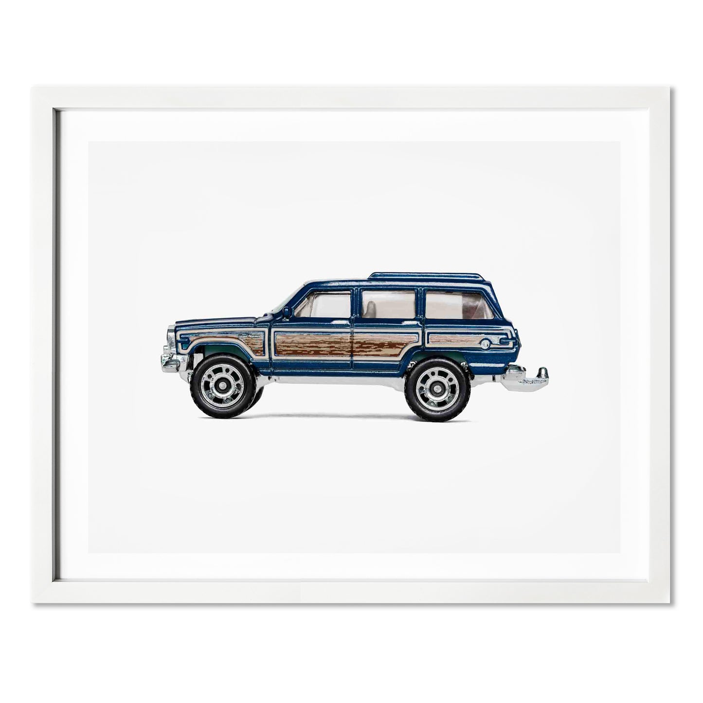 Blue Grand Wagoneer Wall Art