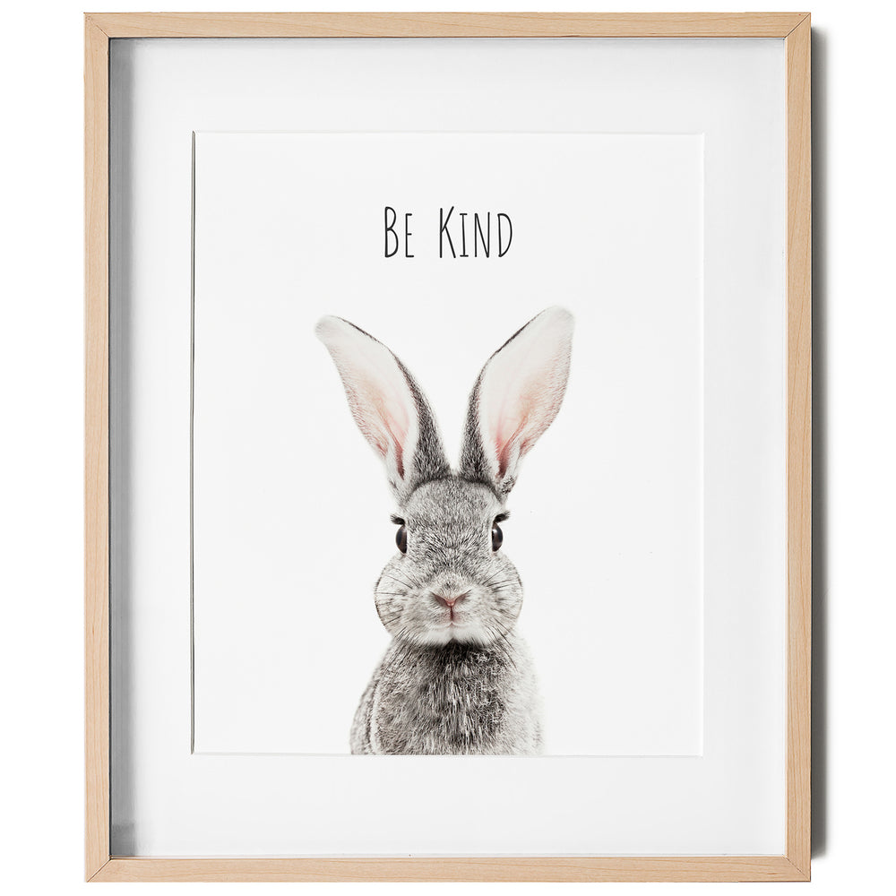 
                      
                        Bunny Be Kind - Positive Affirmations Wall Art for Kids
                      
                    