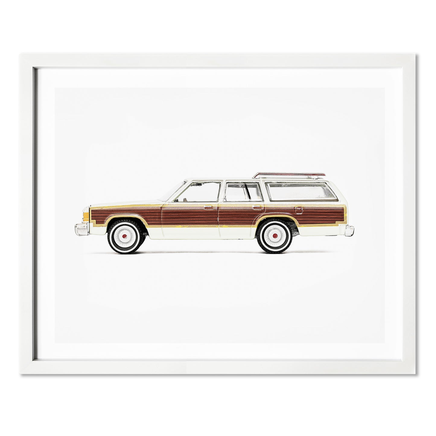 Vintage Station Wagon Car Prints for Boys Nursery Wall Art