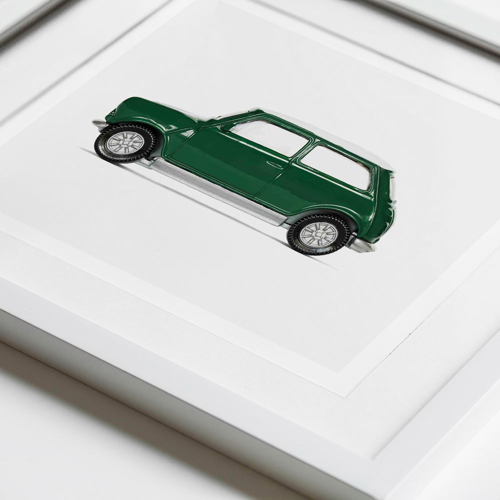 
                      
                        nursery wall decor Green Mini Cooper print
                      
                    