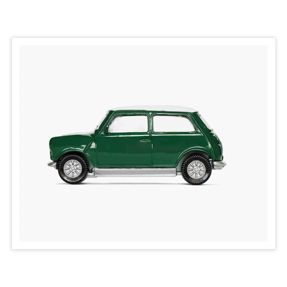 
                      
                         nursery wall decor Green Mini Cooper print
                      
                    