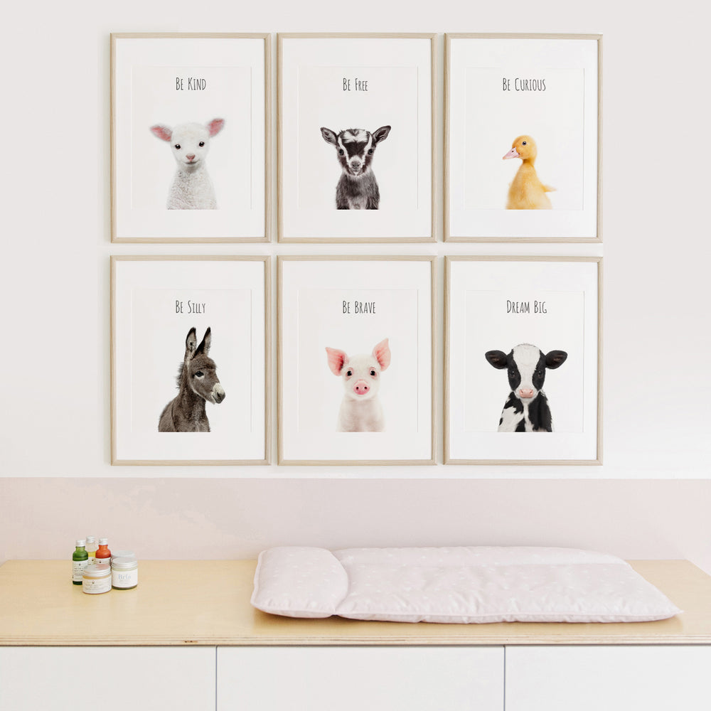 
                      
                        Farm Animals Art Prints with Positive Affirmations - Set of 6
                      
                    