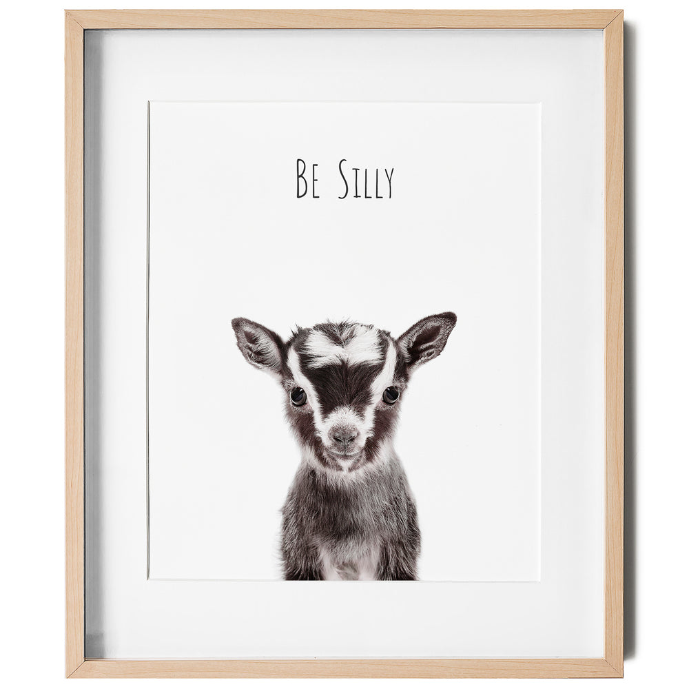 
                      
                        Goat Be Silly Inspirational Nursery Wall Art
                      
                    