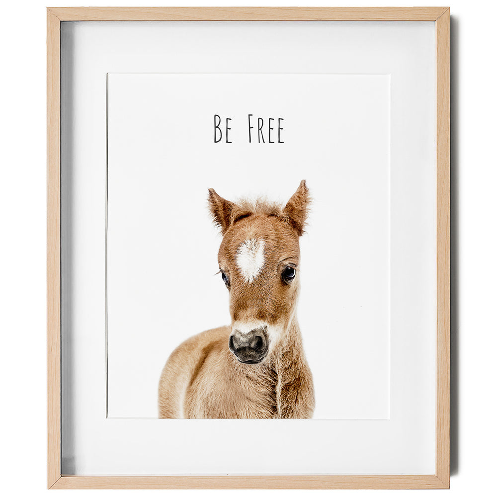 
                      
                        Horse Be Free Inspirational Nursery Wall Art
                      
                    